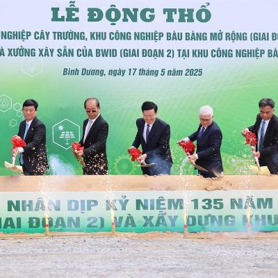 Bình Dương khởi công 2 khu công nghiệp xanh hơn 1.000 ha