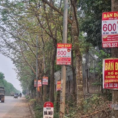 Hàng loạt điểm sốt đất ảo đã hạ nhiệt