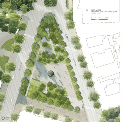 Chuyên gia Pháp hiến kế quy hoạch không gian xanh quận Hoàn Kiếm