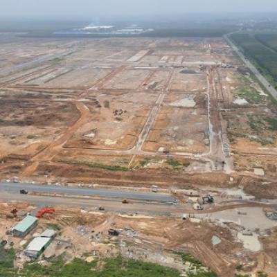 Hoàn thành khắc phục sụt lún khu TĐC sân bay Long Thành trong tháng 7