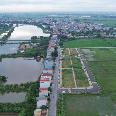 54 lô đất bị bỏ cọc ở huyện Thanh Oai được đấu giá thành công