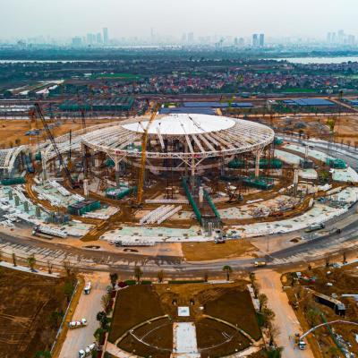 Siêu dự án 35.000 tỷ của Vinhomes tại Đông Bắc Thủ Đô: Thi công thần tốc, nhiều dãy nhà gần xong phần thô, sắp khởi công cầu kết nối