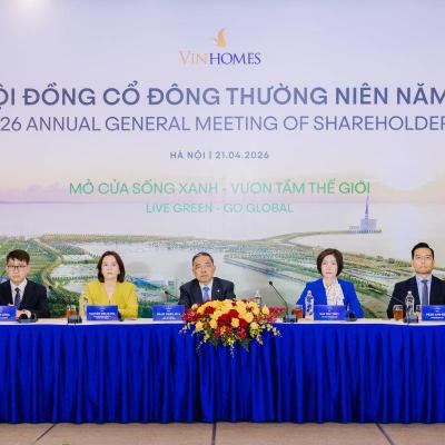 VINHOMES ĐẶT MỤC TIÊU LỢI NHUẬN SAU THUẾ 60.000 TỶ ĐỒNG NĂM 2026
