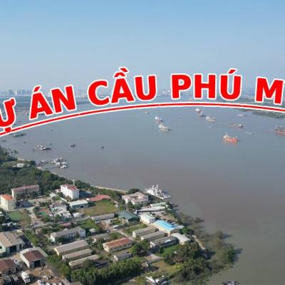 TOÀN CẢNH VỊ TRÍ XÂY CẦU PHÚ MỸ 2: SAU ĐỘNG THỔ, KHU VỰC NÀY ĐANG RA SAO?
